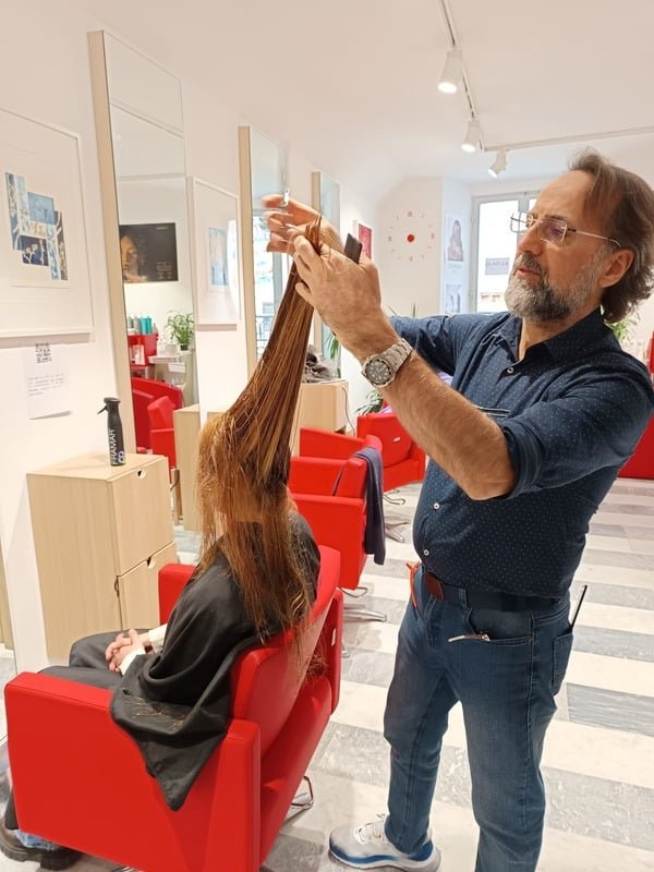 Gianni Grispo nel salone di Perugia